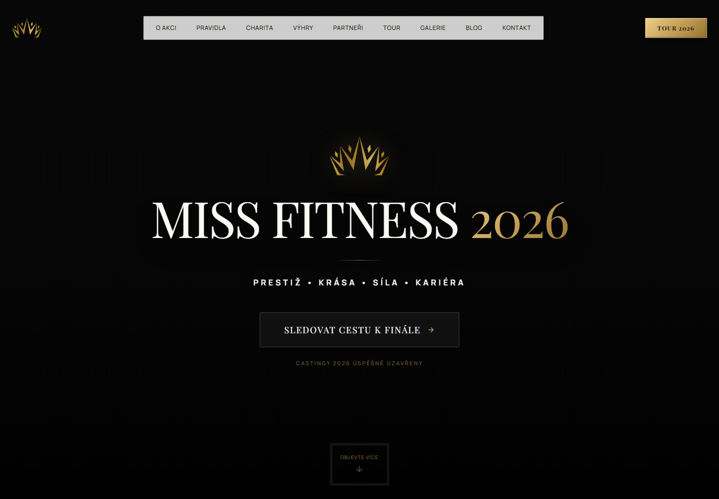 Náhled webu MissFitness