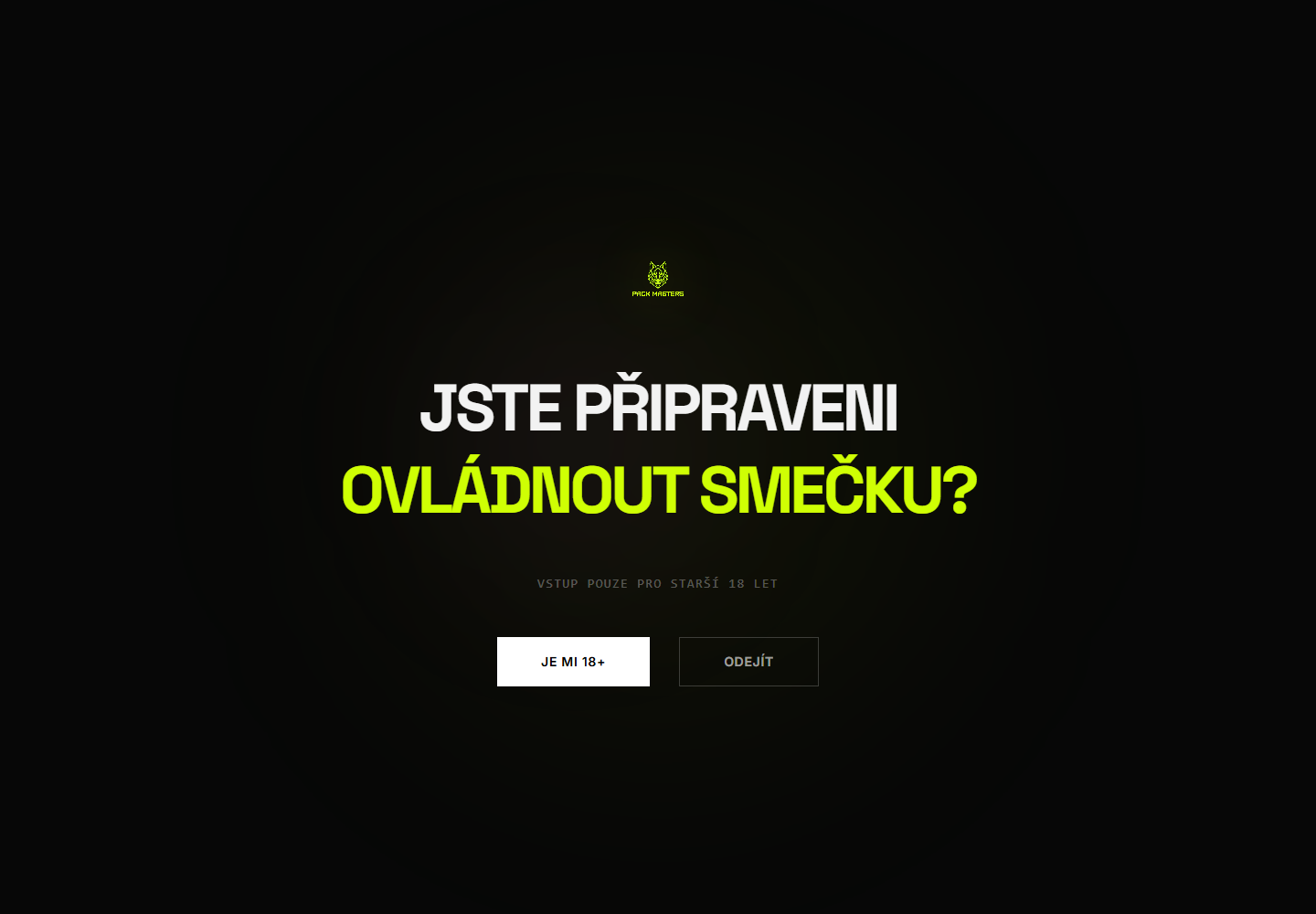 Náhled webu PackMasters