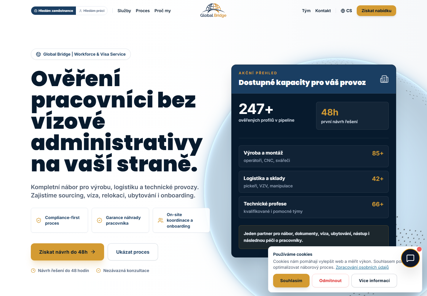 Náhled webu Workforce